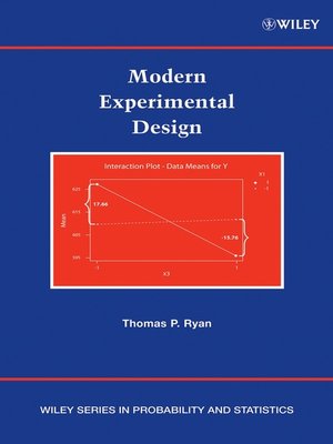 cover image of Modern Experimental Design